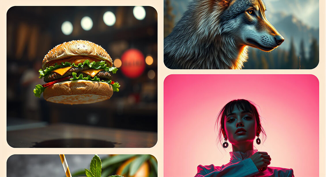 food portrait wolf fashion drink by free ai image generator