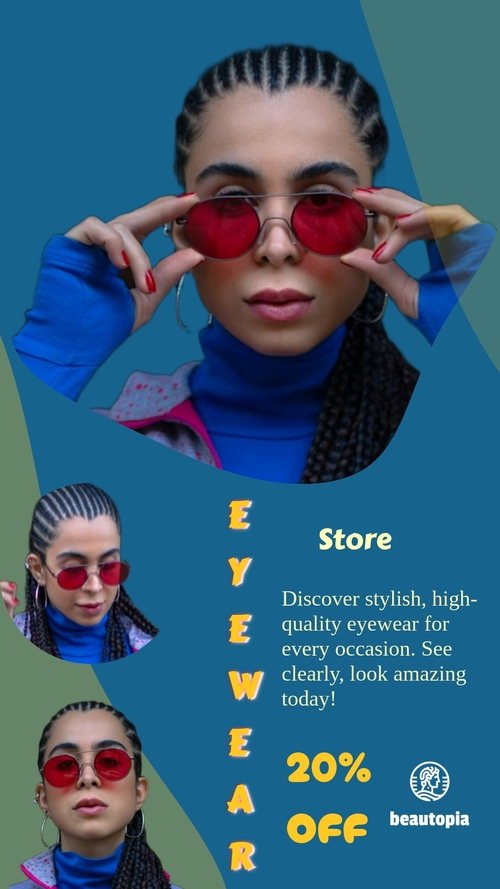 Hair Salon Instagram story template