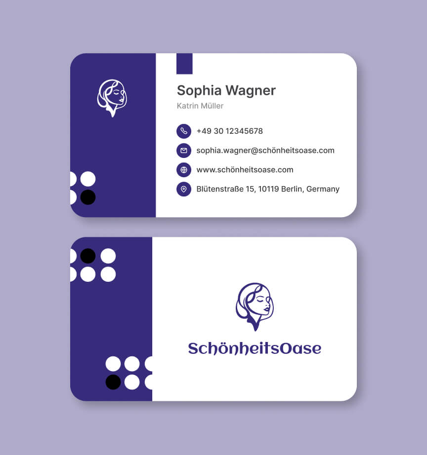 Laura real estate agent digital business card
