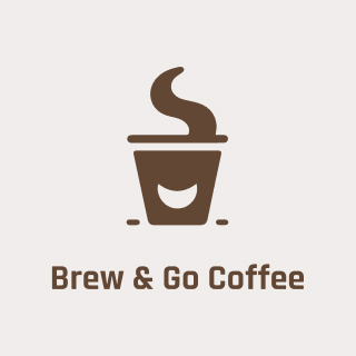 A Coffee Business food drink Logo