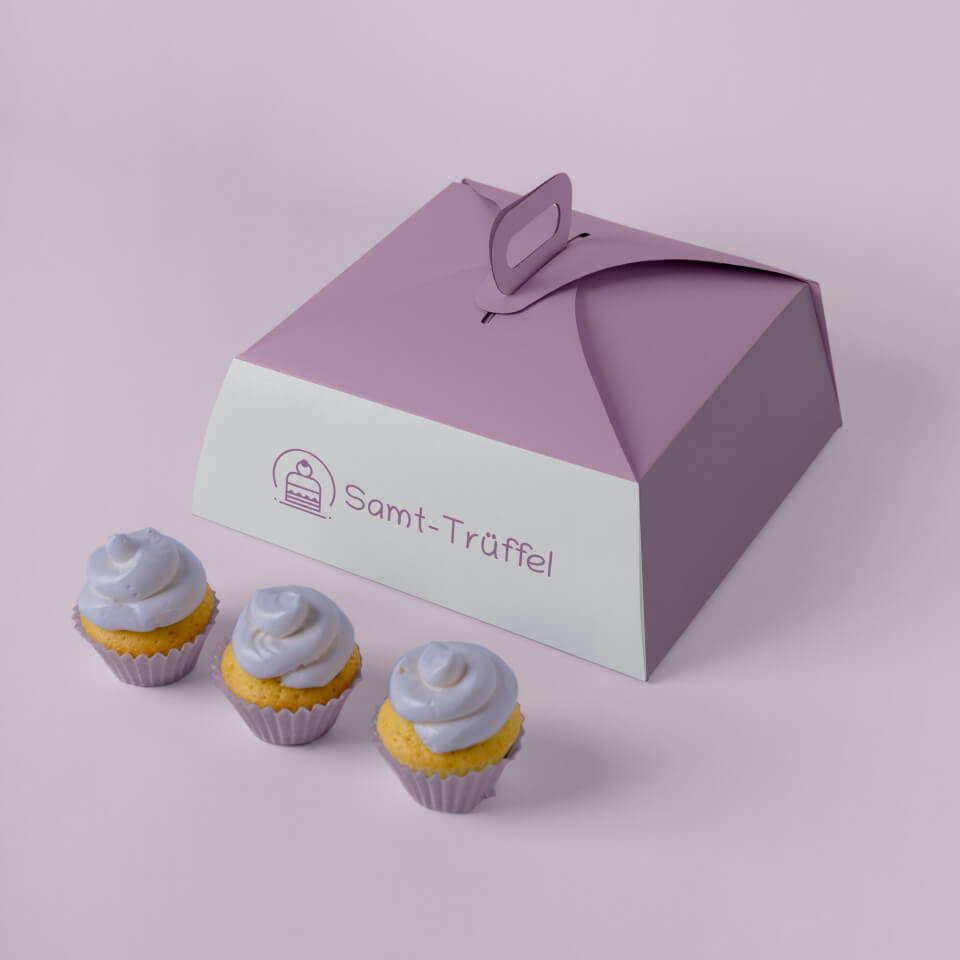 Velvet Truffle food business logo design