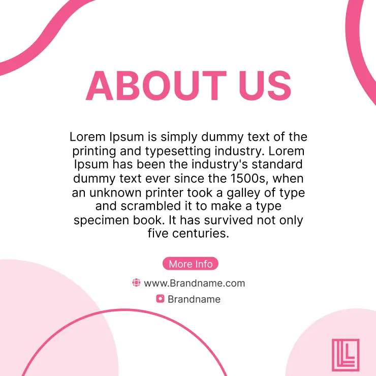 Professional about us business card design template generated by card maker