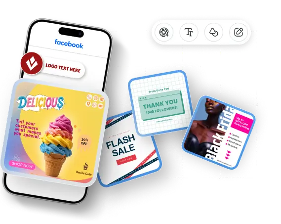 create facebook posts with facebook post maker app