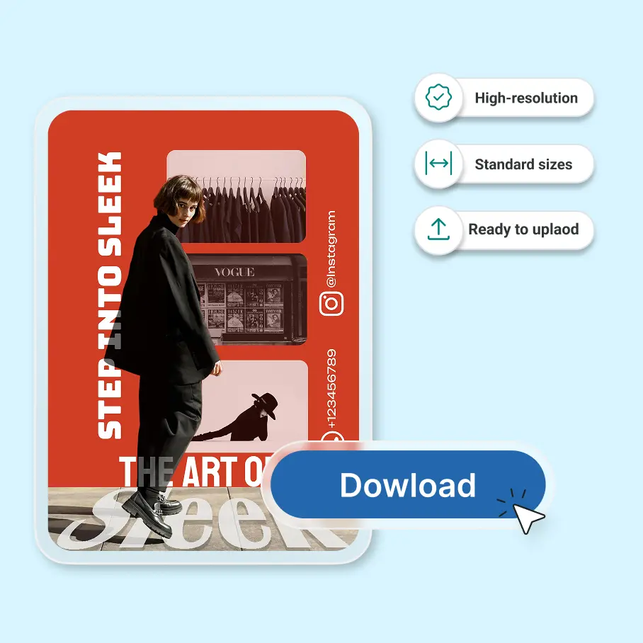 Download flyer designs in high resolution, standard sizes, and ready-to-upload formats