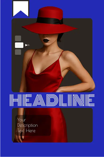 Fashion poster designed by Zoviz poster creator online
